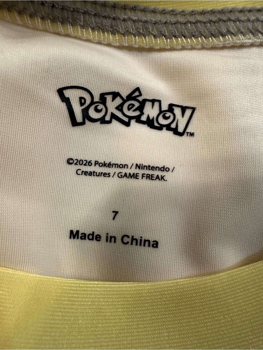Pokemon Size 7 2-Piece Swim Trunks and Rashguard Set NWT - Picture 5 of 11